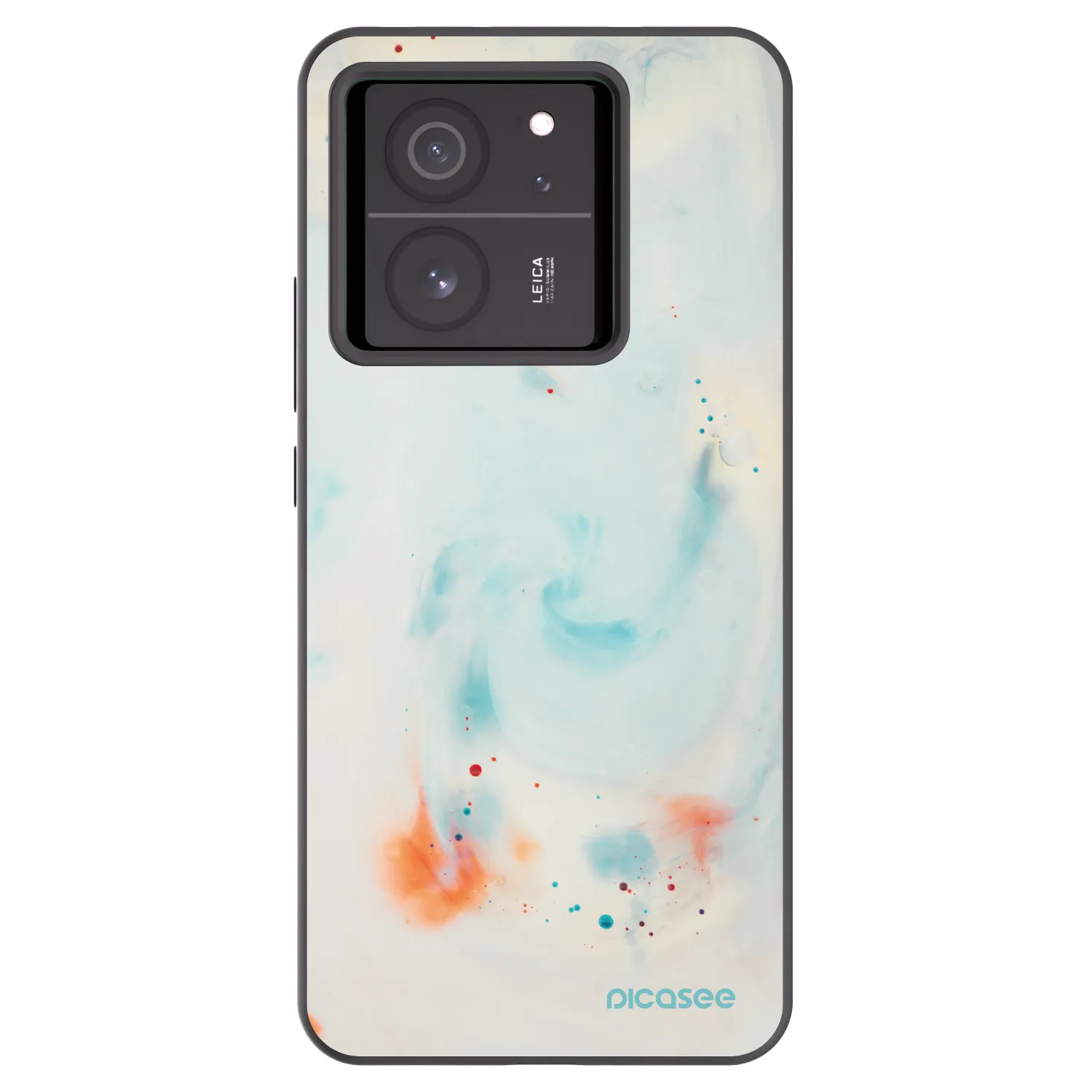 Picasee silikonowe czarne etui na Xiaomi 13T Pro - Splash
