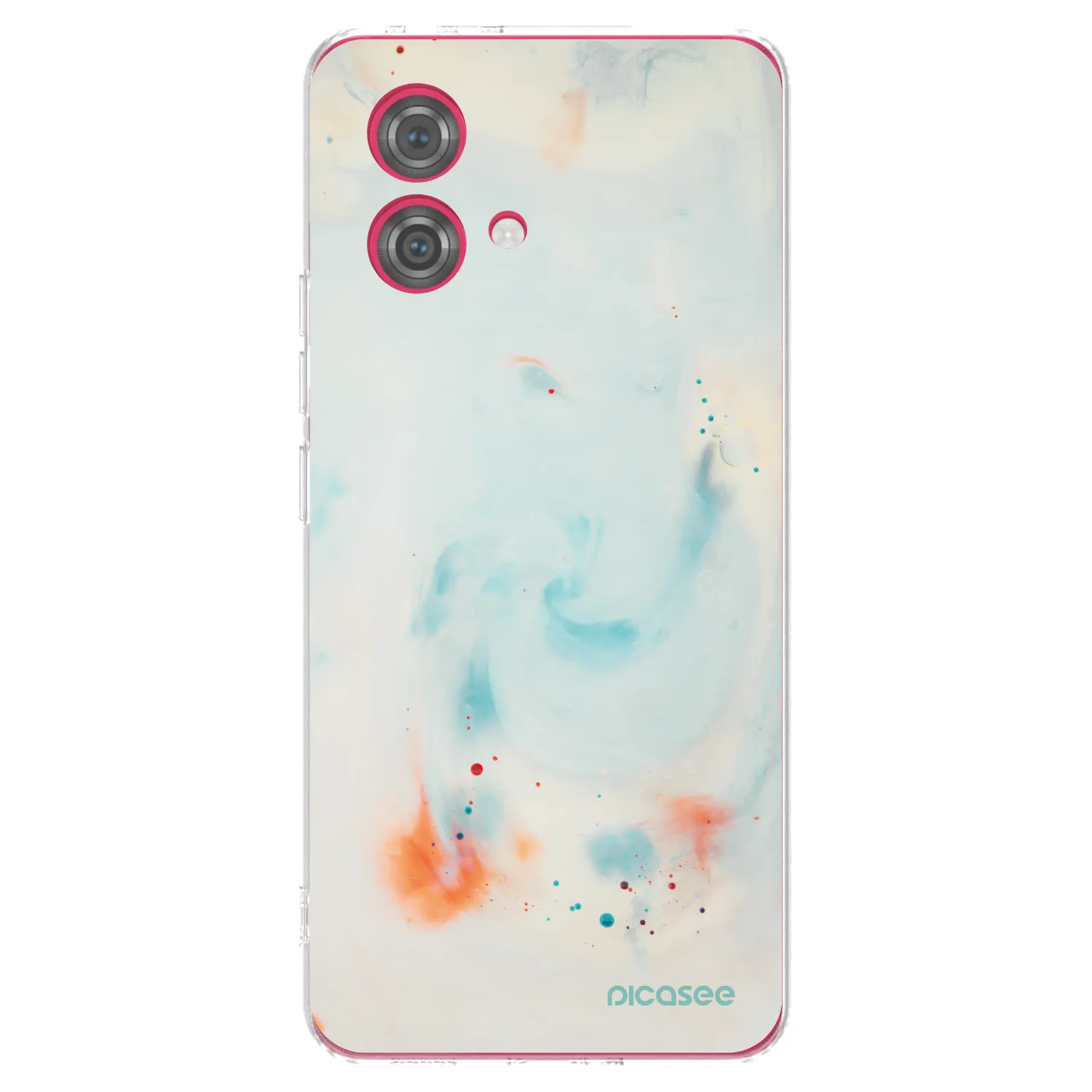 Picasee silikonowe przeźroczyste etui na Motorola Moto G84 5G - Splash