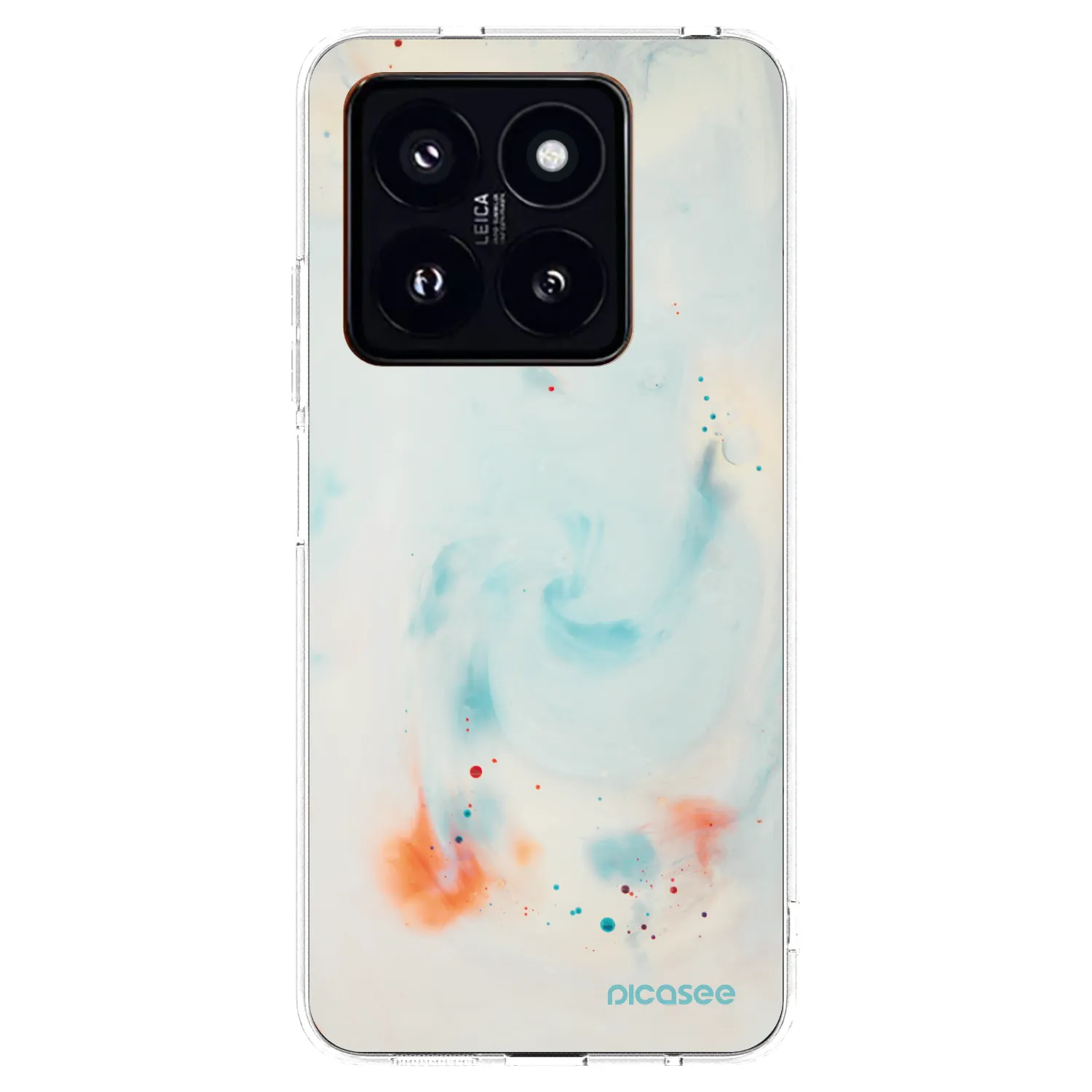 Picasee silikonowe przeźroczyste etui na Xiaomi 14 Pro - Splash