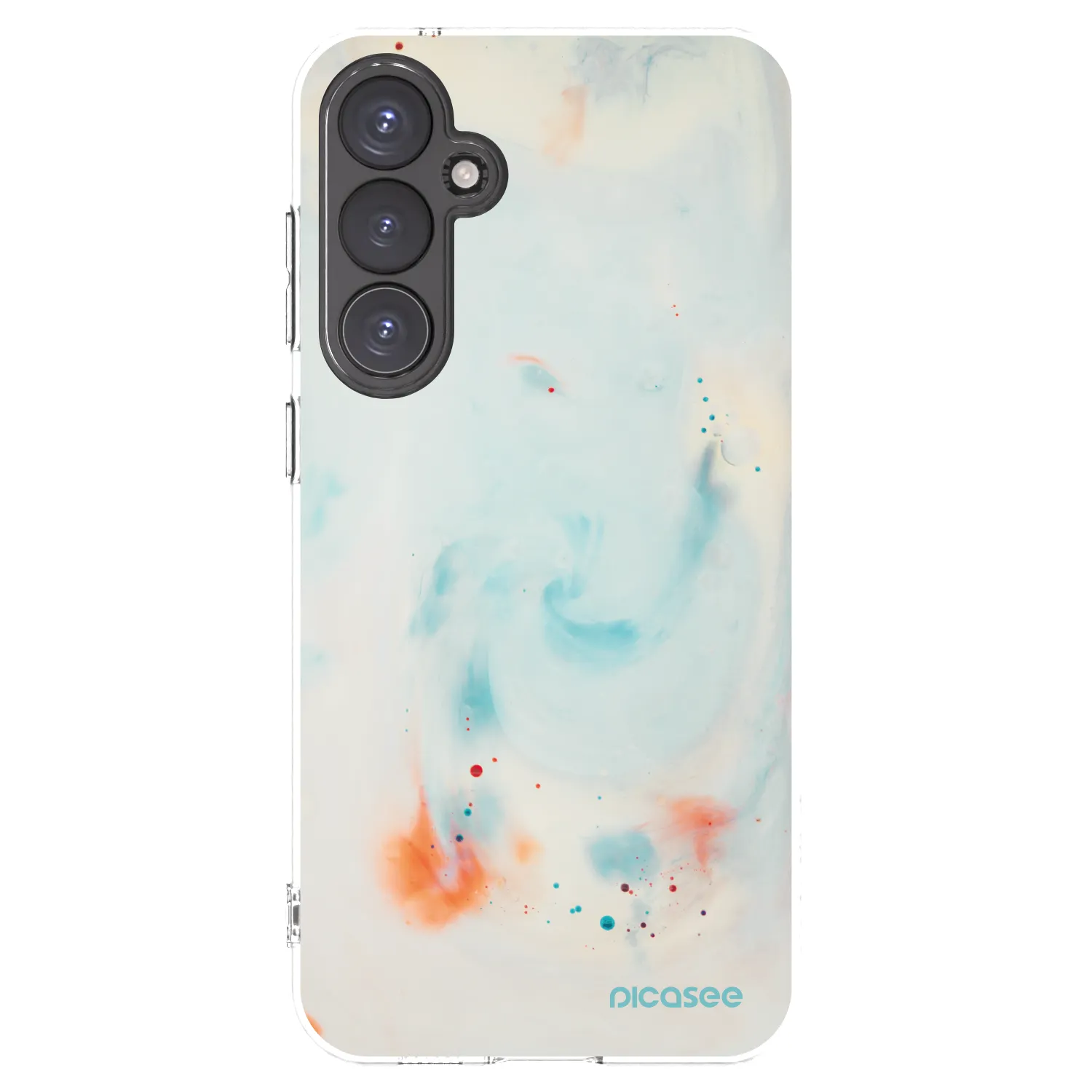 Picasee silikonowe przeźroczyste etui na Samsung Galaxy S23 FE S711B - Splash