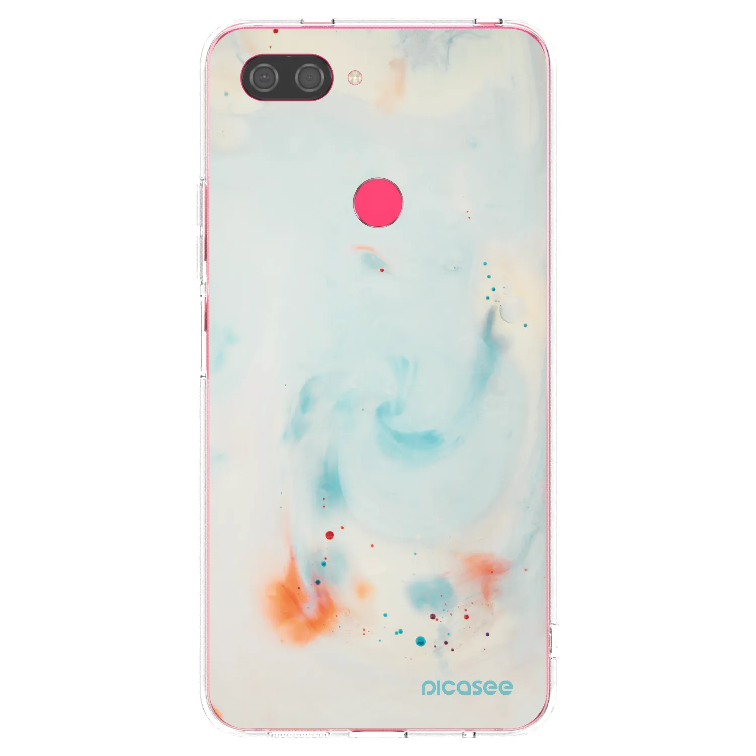 Picasee silikonowe przeźroczyste etui na Xiaomi Mi 8 Lite - Splash