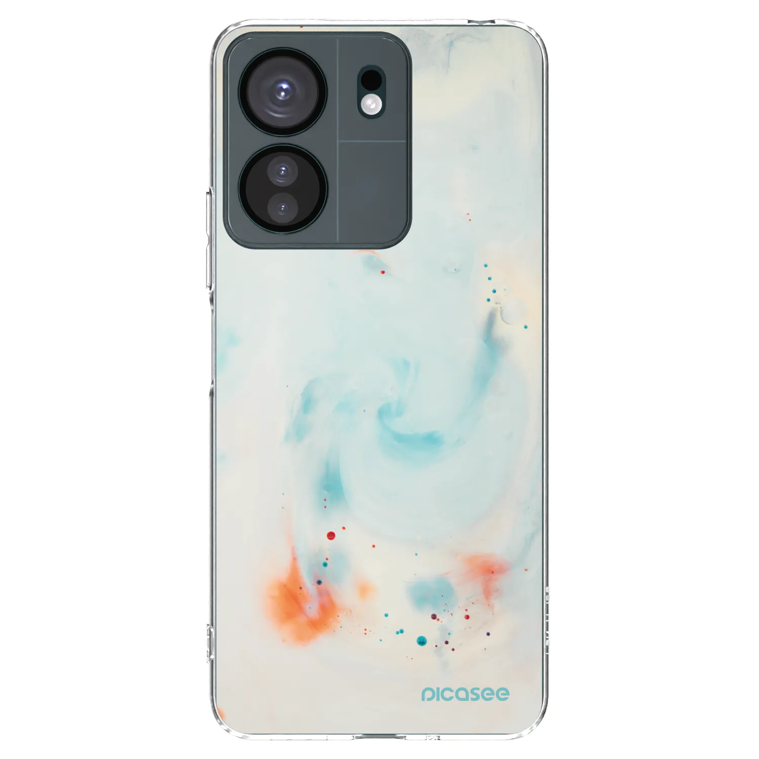 Picasee silikonowe przeźroczyste etui na Xiaomi Redmi 13C 4G - Splash