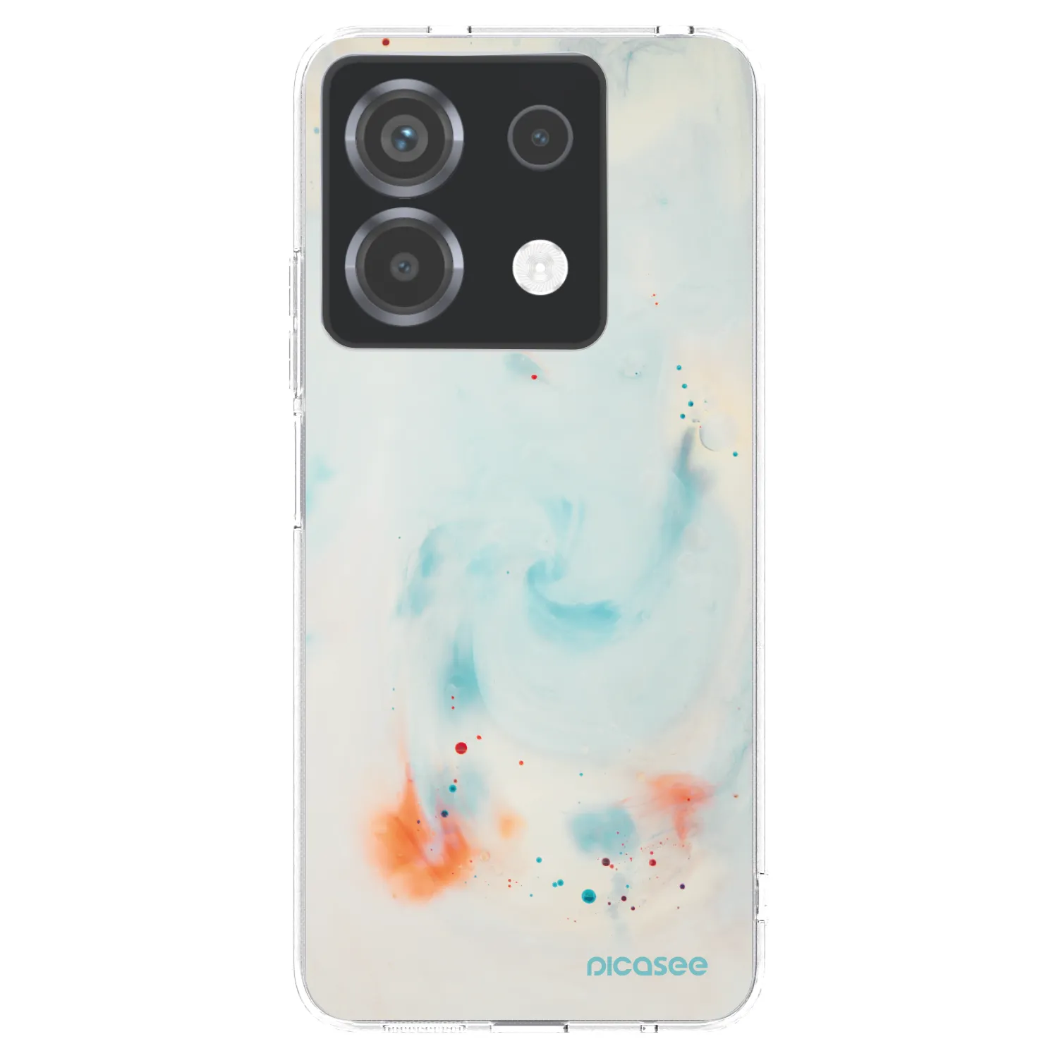 Picasee silikonowe przeźroczyste etui na Xiaomi Poco X6 - Splash