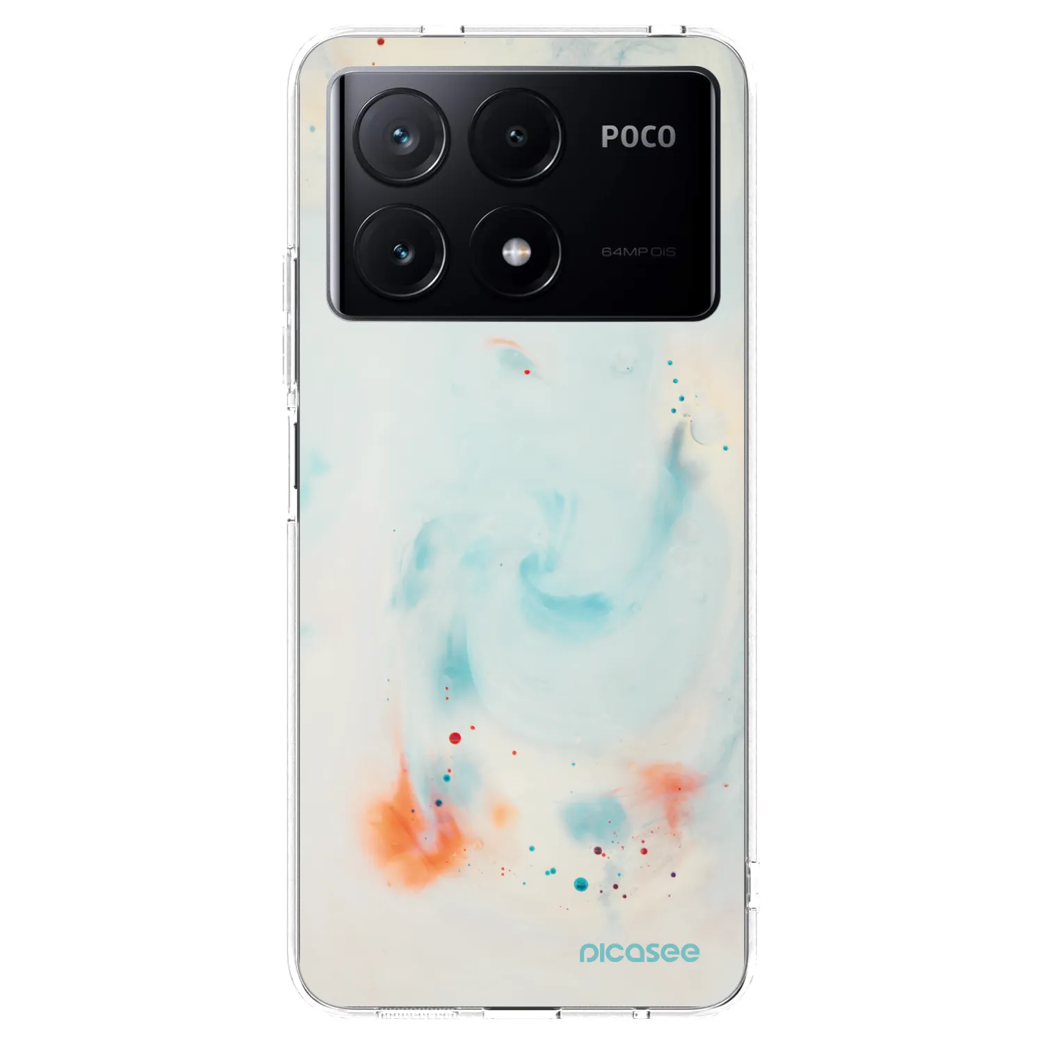 Picasee silikonowe przeźroczyste etui na Xiaomi Poco X6 Pro - Splash