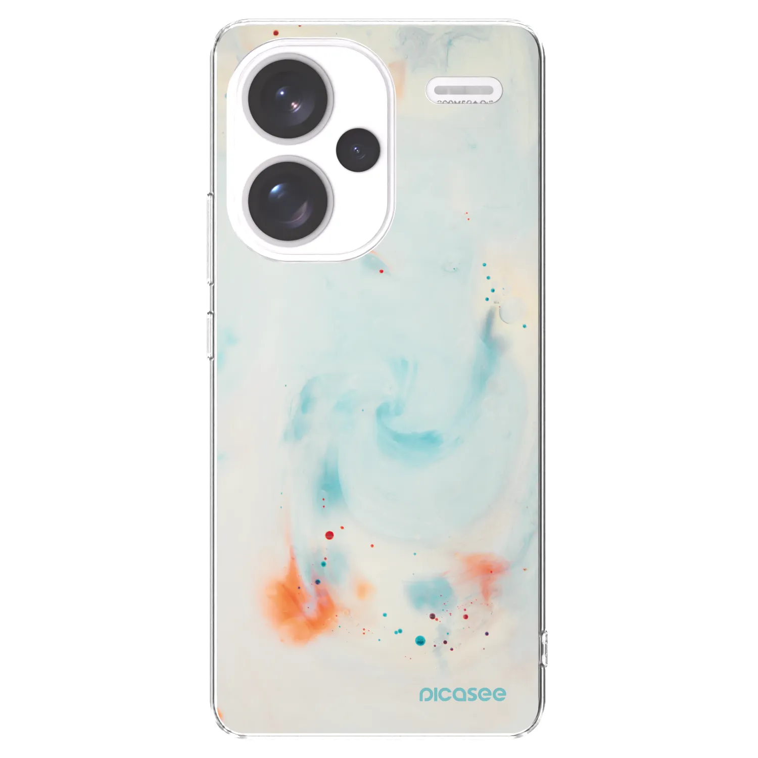 Picasee silikonowe przeźroczyste etui na Xiaomi Redmi Note 13 Pro+ 5G - Splash