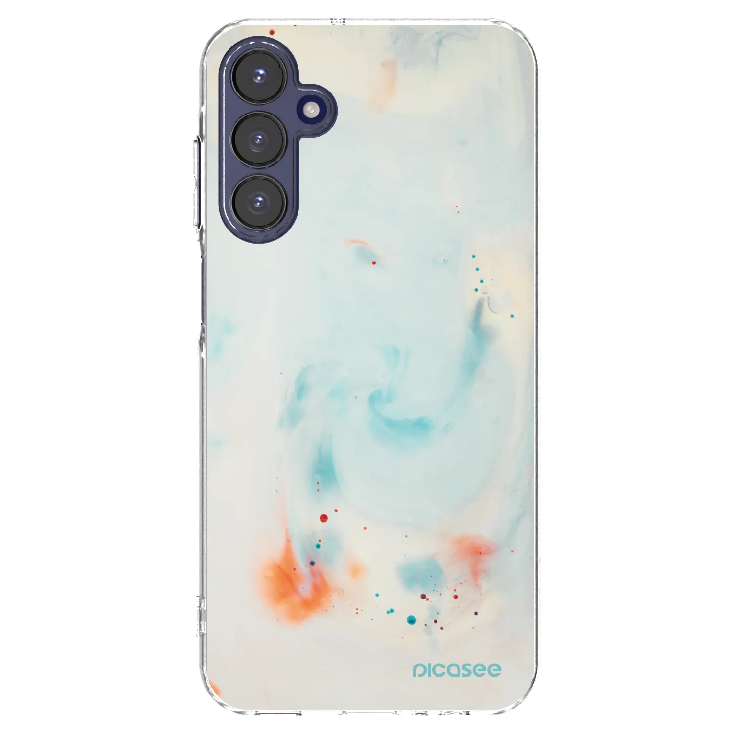 Picasee silikonowe przeźroczyste etui na Samsung Galaxy A15 A155F 4G - Splash