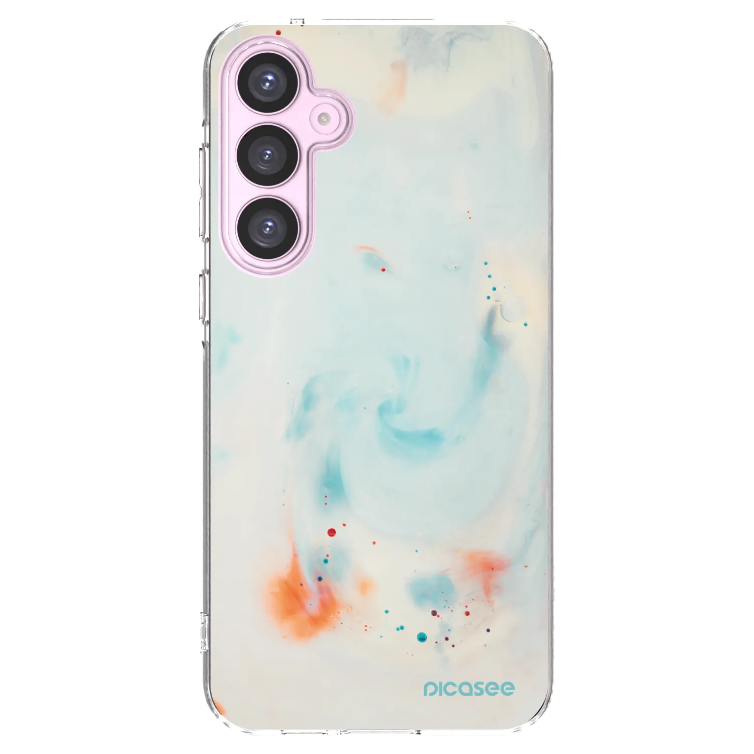 Picasee silikonowe przeźroczyste etui na Samsung Galaxy A55 5G A556B - Splash