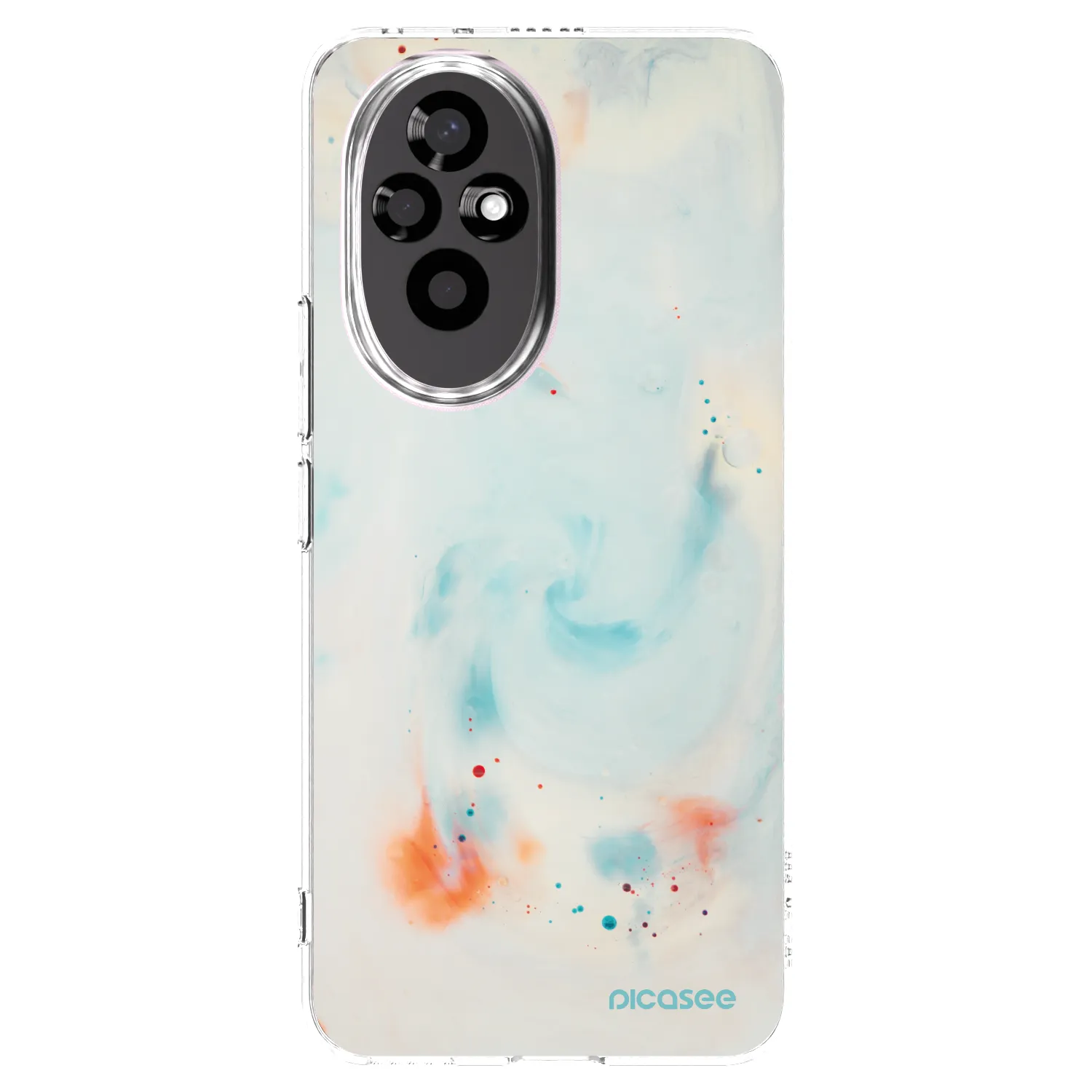 Picasee silikonowe przeźroczyste etui na Honor 200 Pro 5G - Splash