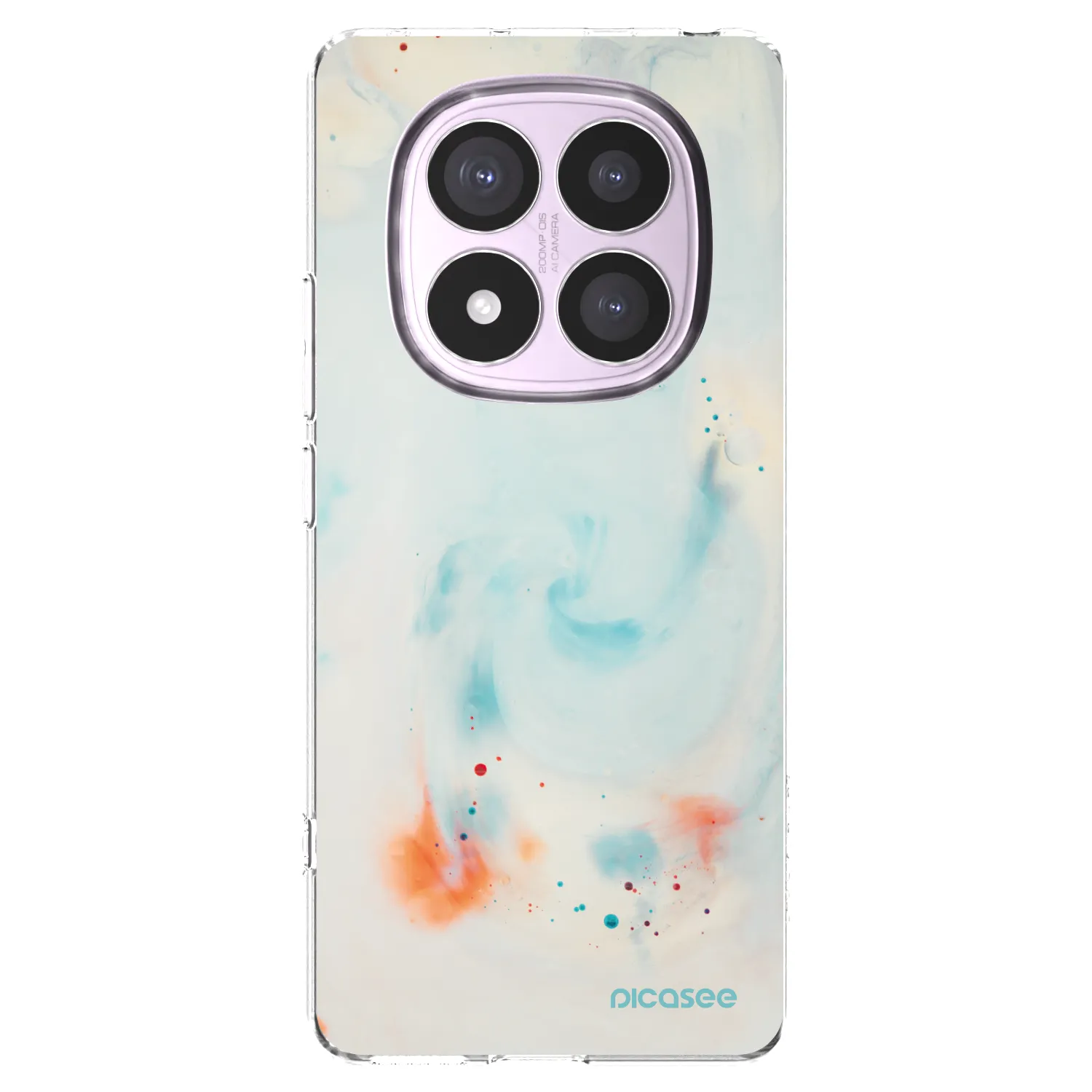 Picasee silikonowe przeźroczyste etui na Xiaomi Redmi Note 14 Pro 5G - Splash