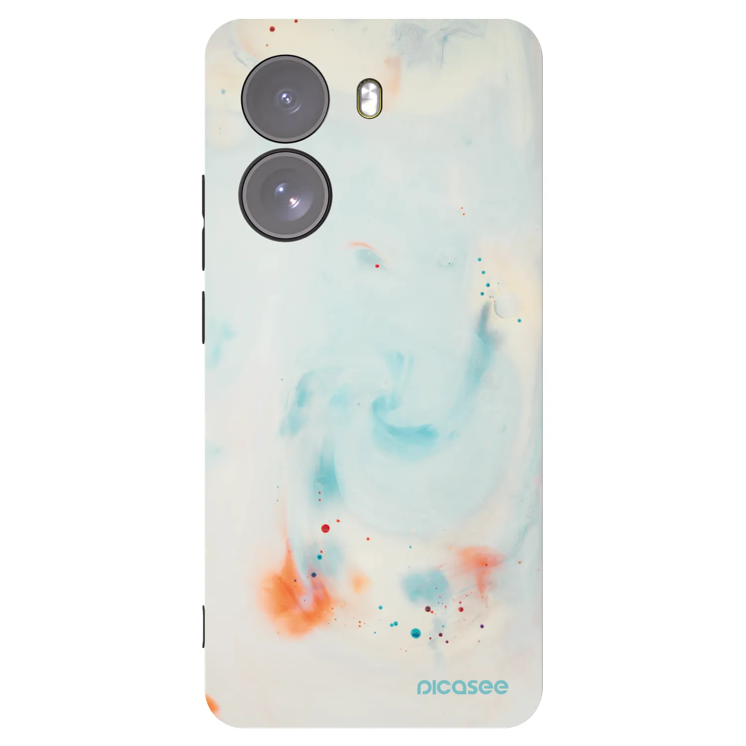 Picasee silikonowe czarne etui na Xiaomi Poco X7 - Splash