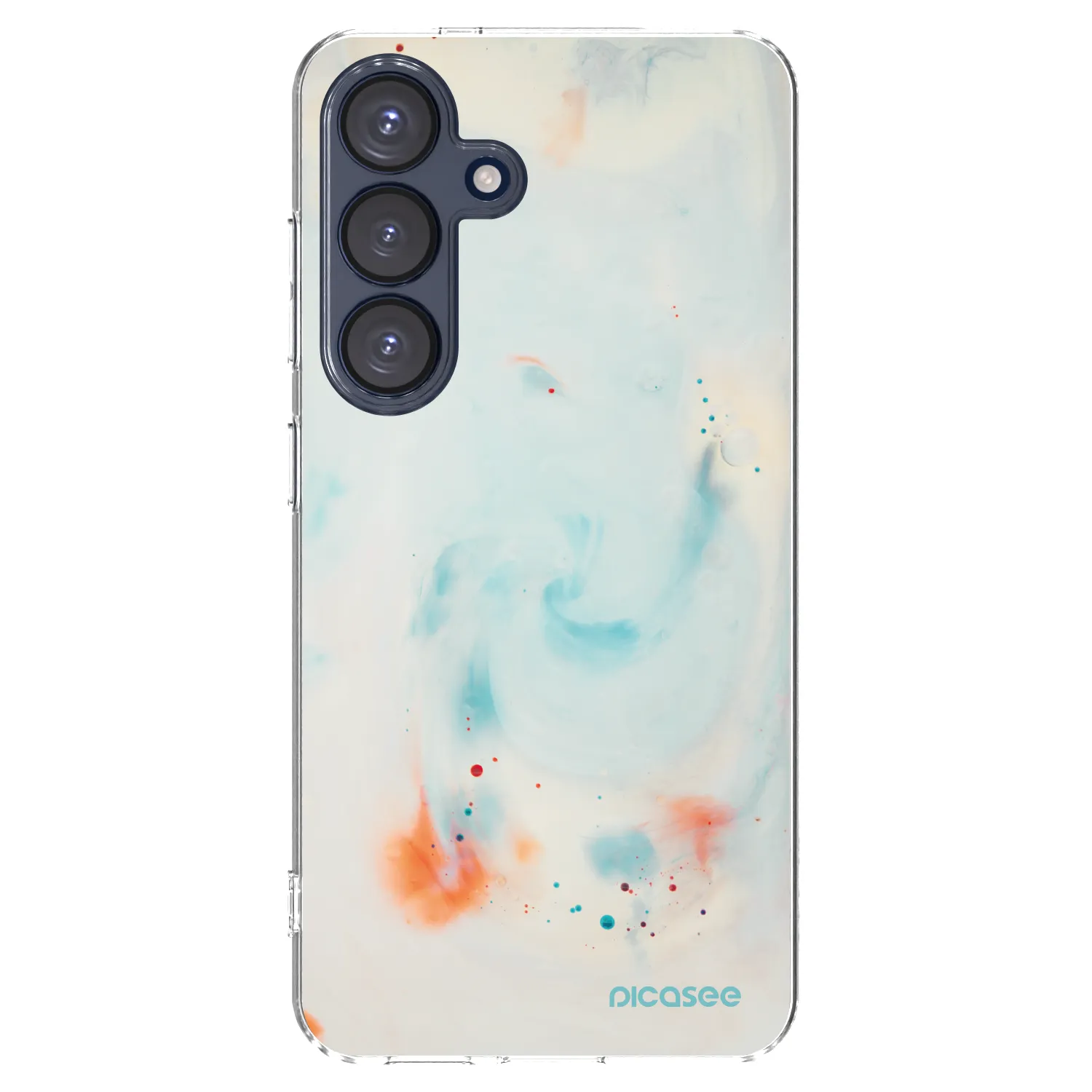Picasee silikonowe przeźroczyste etui na Samsung Galaxy S25 5G - Splash