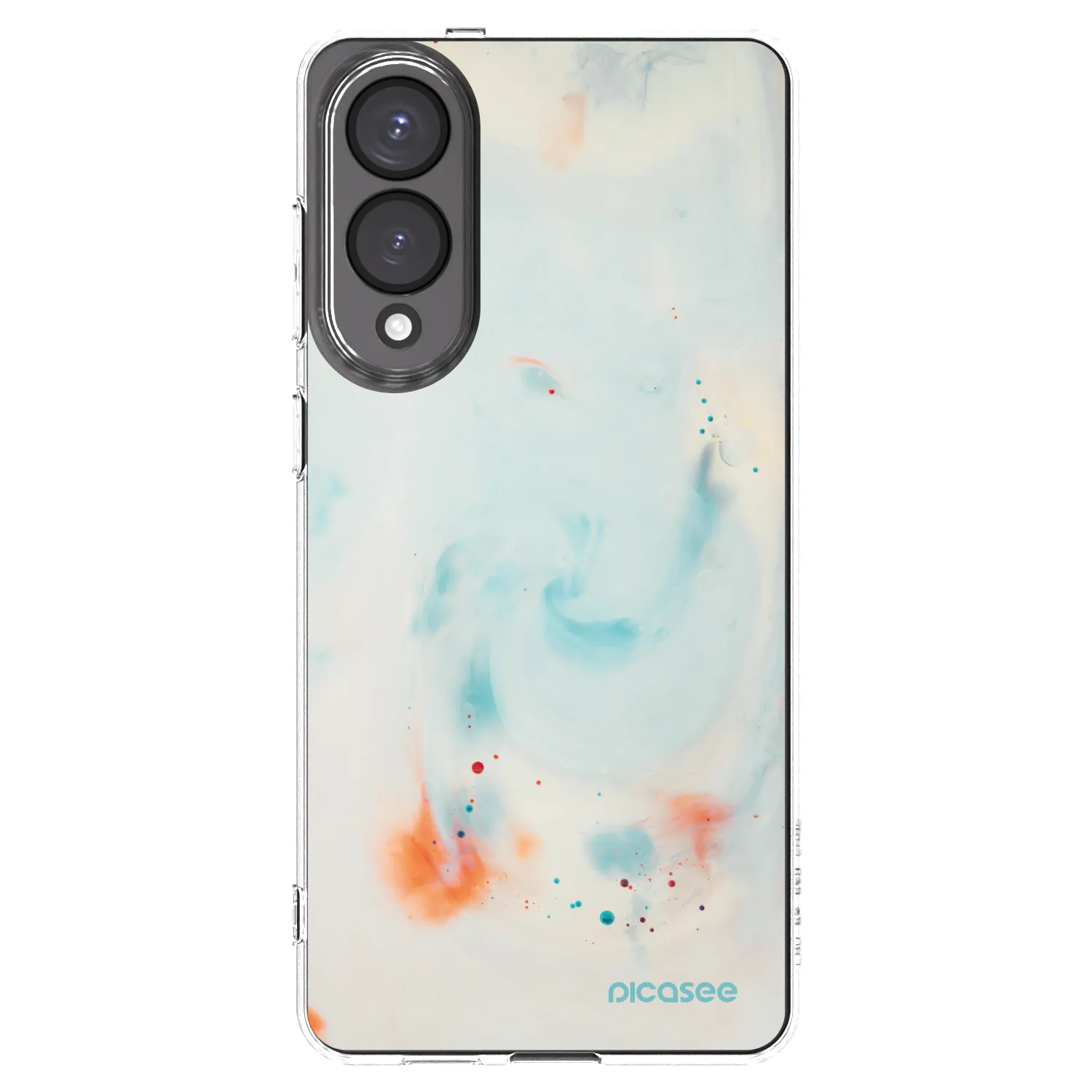 Picasee silikonowe przeźroczyste etui na Samsung Galaxy S25 Edge 5G - Splash