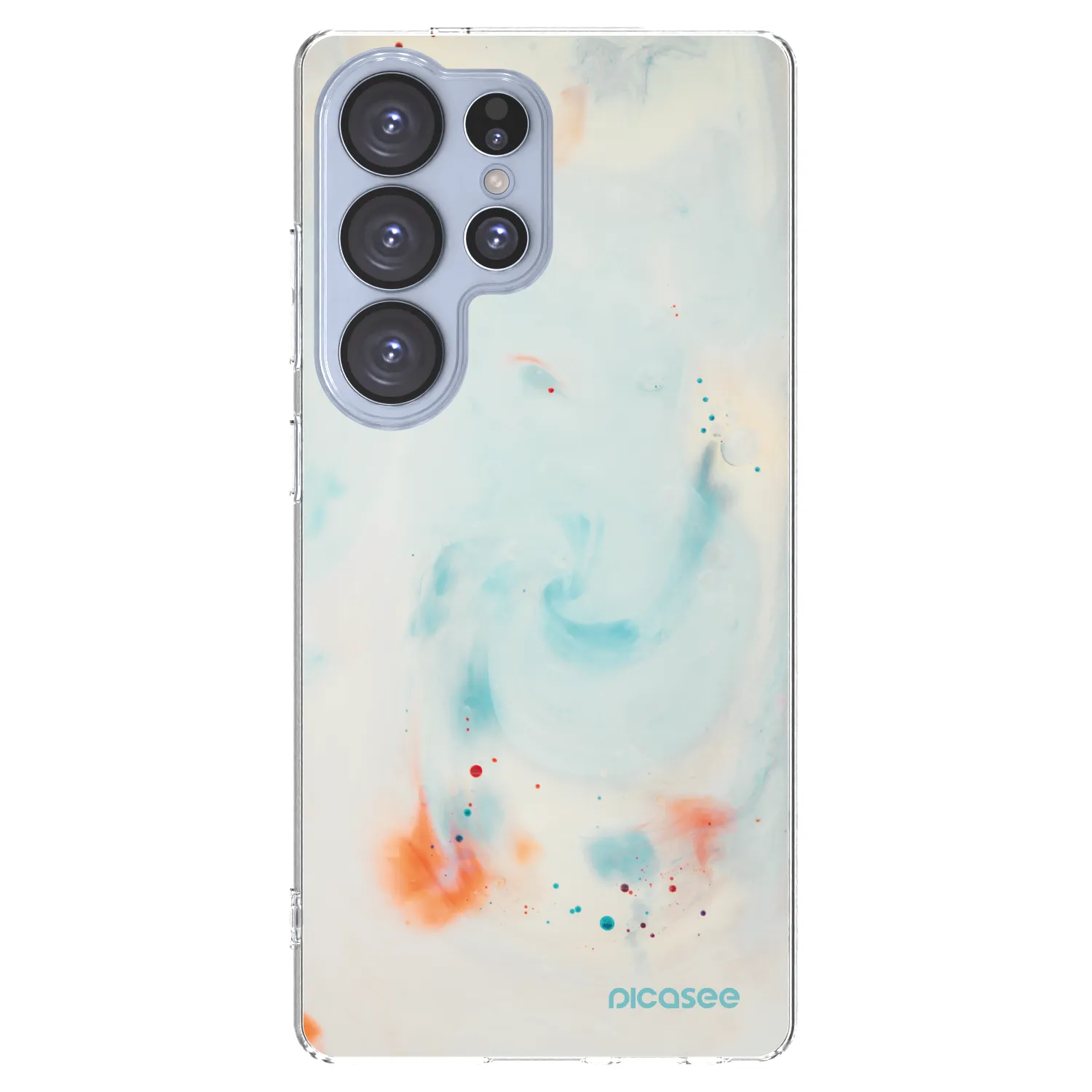 Picasee silikonowe przeźroczyste etui na Samsung Galaxy S25 Ultra 5G - Splash