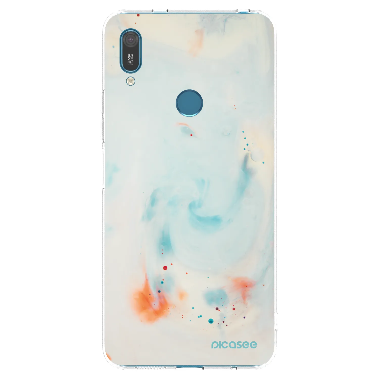 Picasee silikonowe przeźroczyste etui na Huawei Y7 2019 - Splash