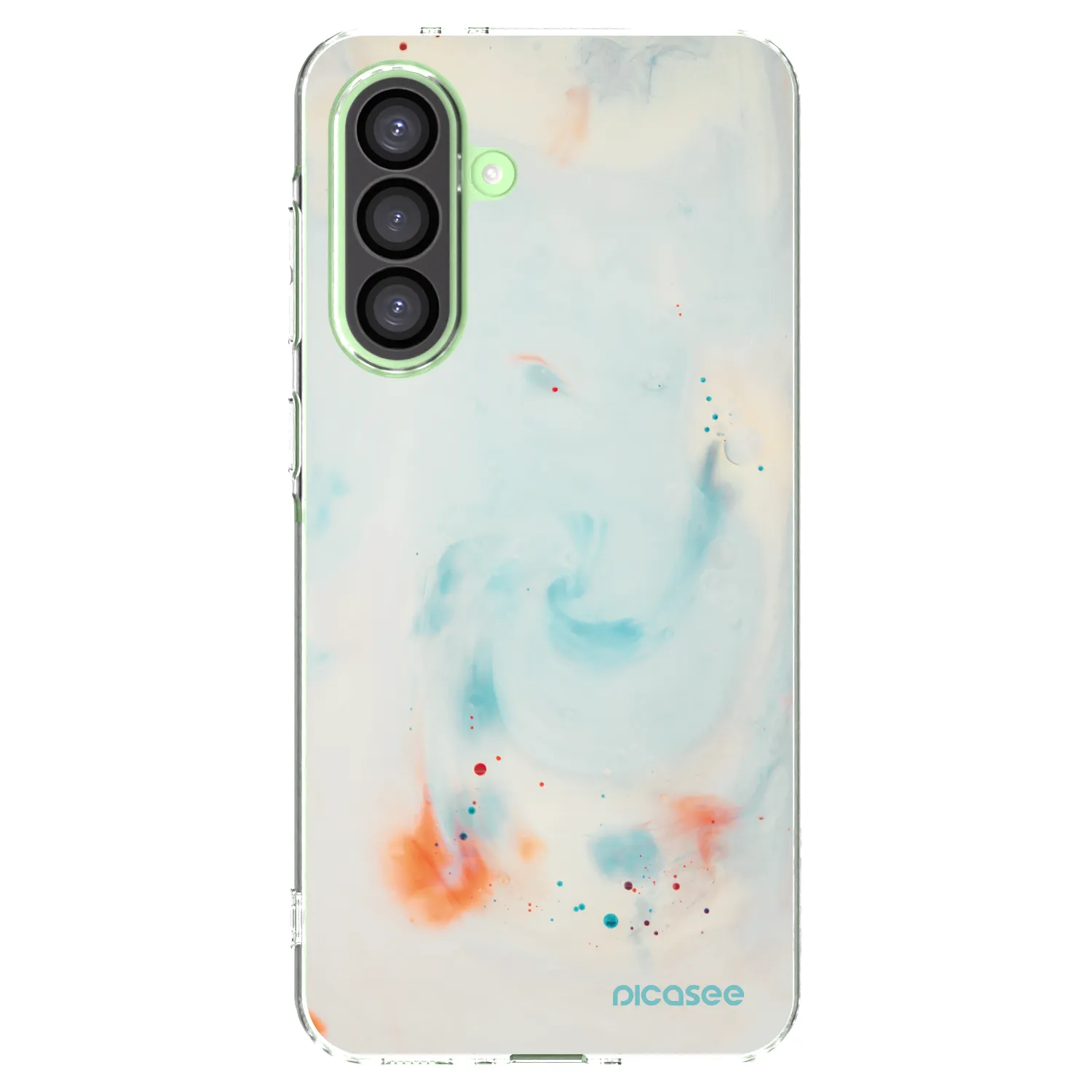 Picasee silikonowe przeźroczyste etui na Samsung Galaxy A26 5G A266B - Splash