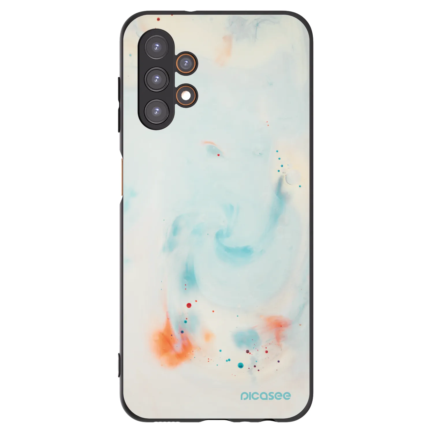 Picasee silikonowe czarne etui na Samsung Galaxy A13 5G - Splash