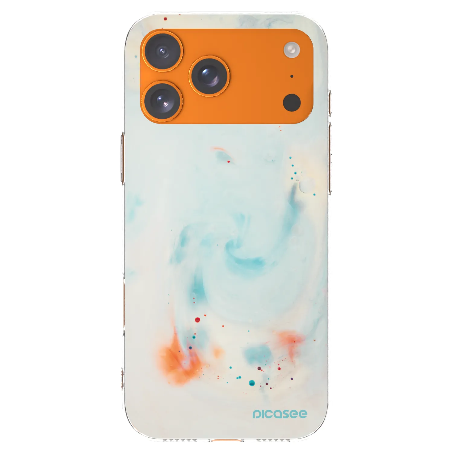 Picasee silikonowe przeźroczyste etui na Apple iPhone 17 Pro Max - Splash