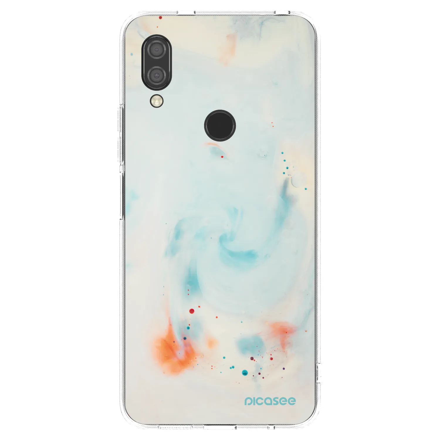 Picasee silikonowe przeźroczyste etui na Xiaomi Redmi 7 - Splash