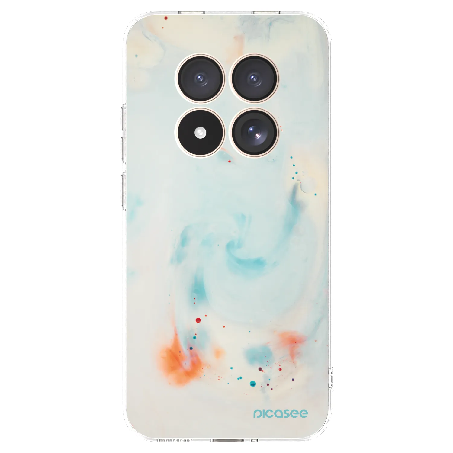 Picasee silikonowe przeźroczyste etui na Xiaomi Redmi Note 15 Pro 4G - Splash