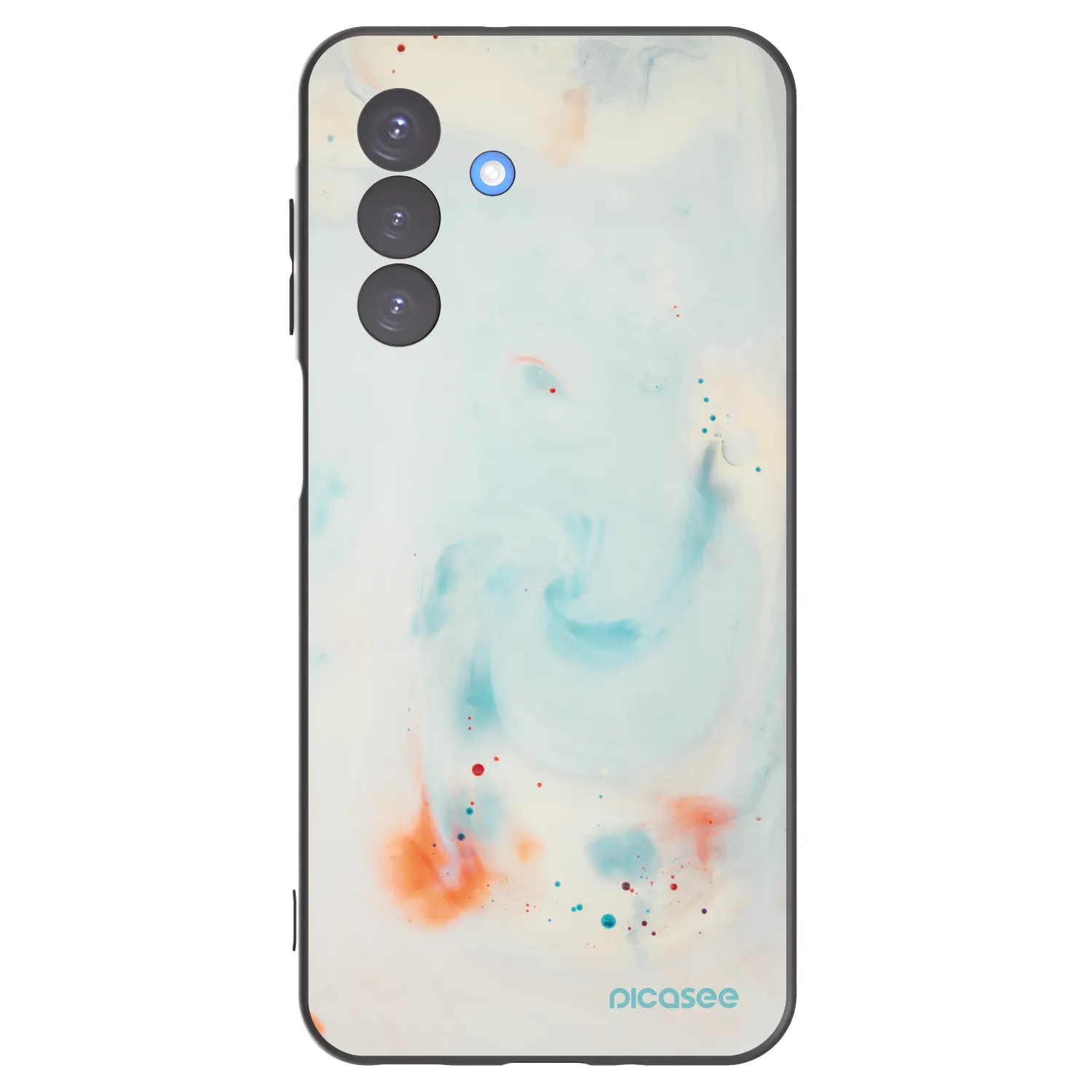 Picasee silikonowe czarne etui na Samsung Galaxy A17 5G - Splash
