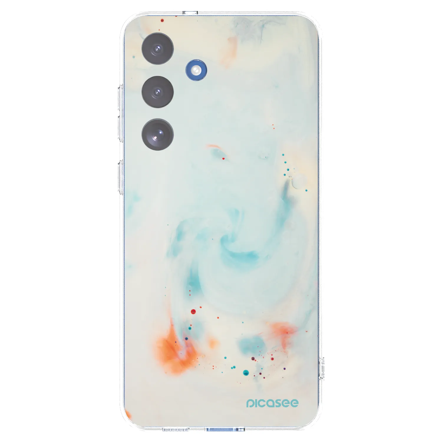 Picasee silikonowe przeźroczyste etui na Samsung Galaxy S25 FE 5G - Splash