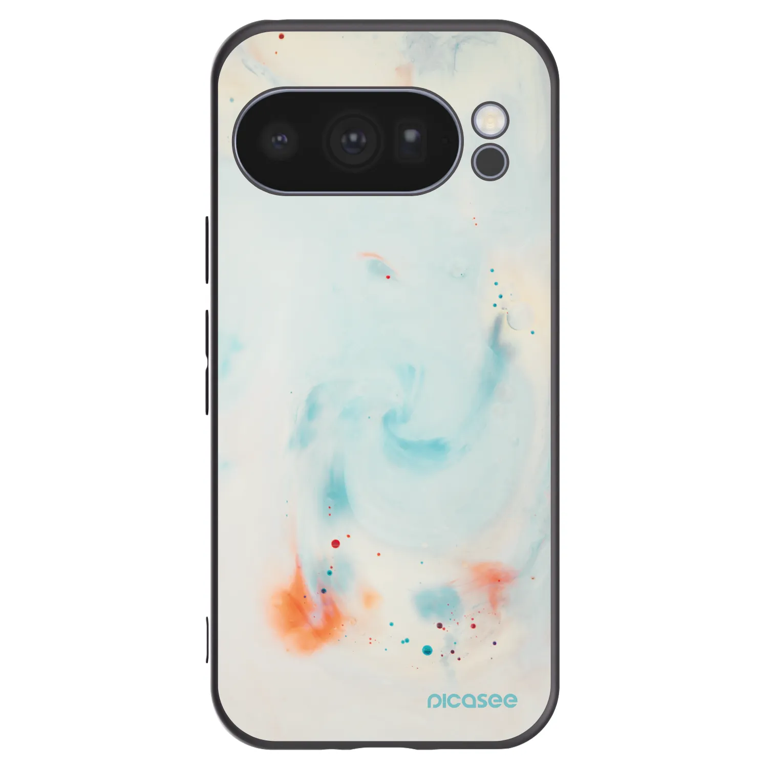 Picasee silikonowe czarne etui na Google Pixel 10 Pro - Splash