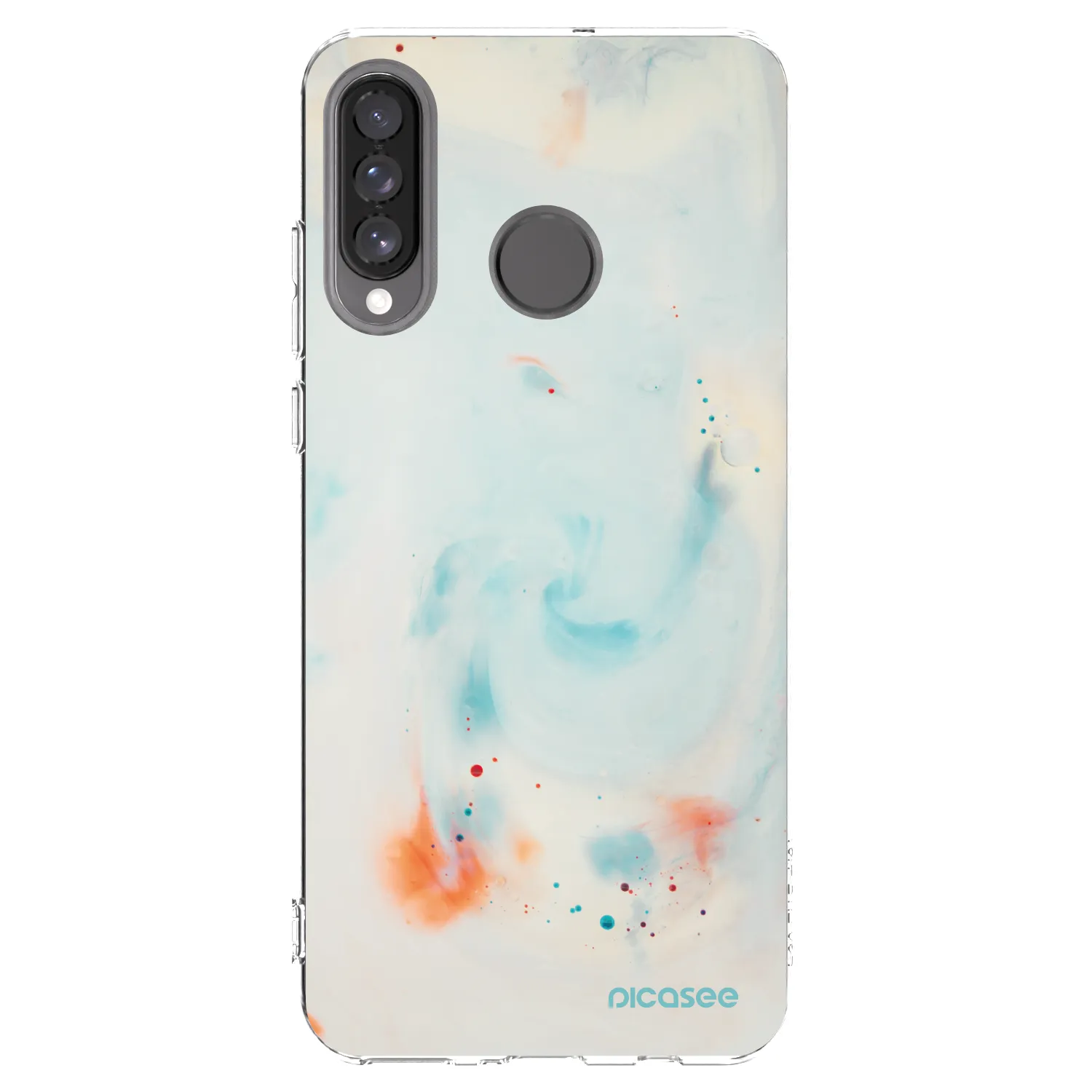 Picasee silikonowe przeźroczyste etui na Huawei P30 Lite - Splash