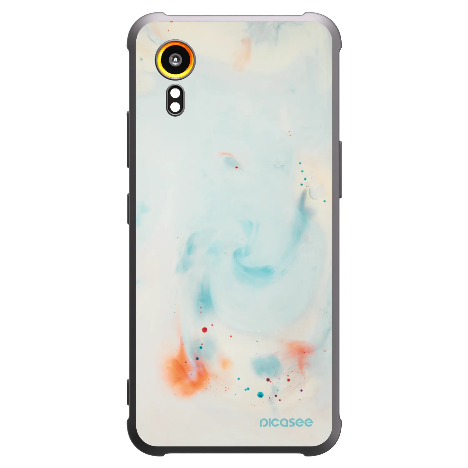 Picasee silikonowe czarne etui na Samsung Galaxy Xcover 7 - Splash