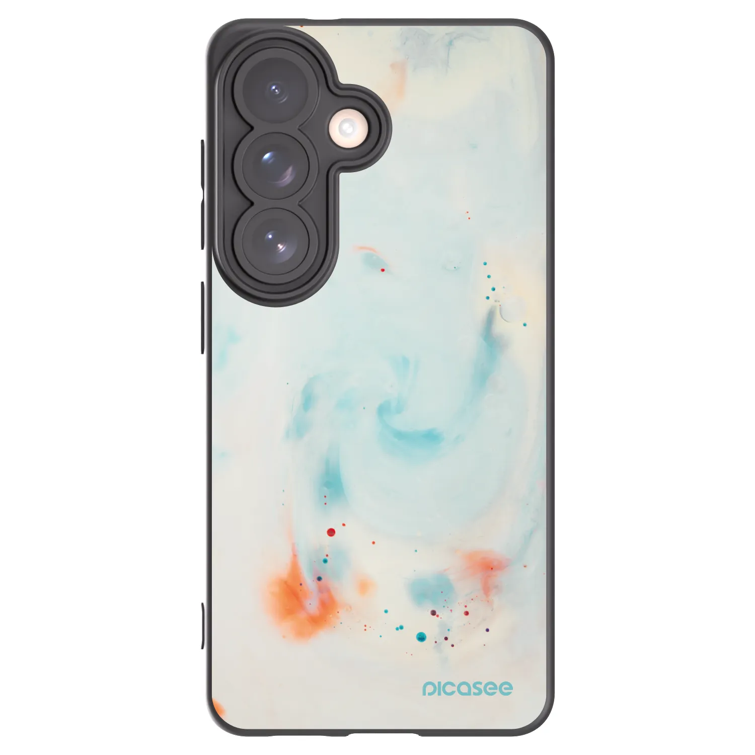 Picasee silikonowe czarne etui na Samsung Galaxy S26 - Splash