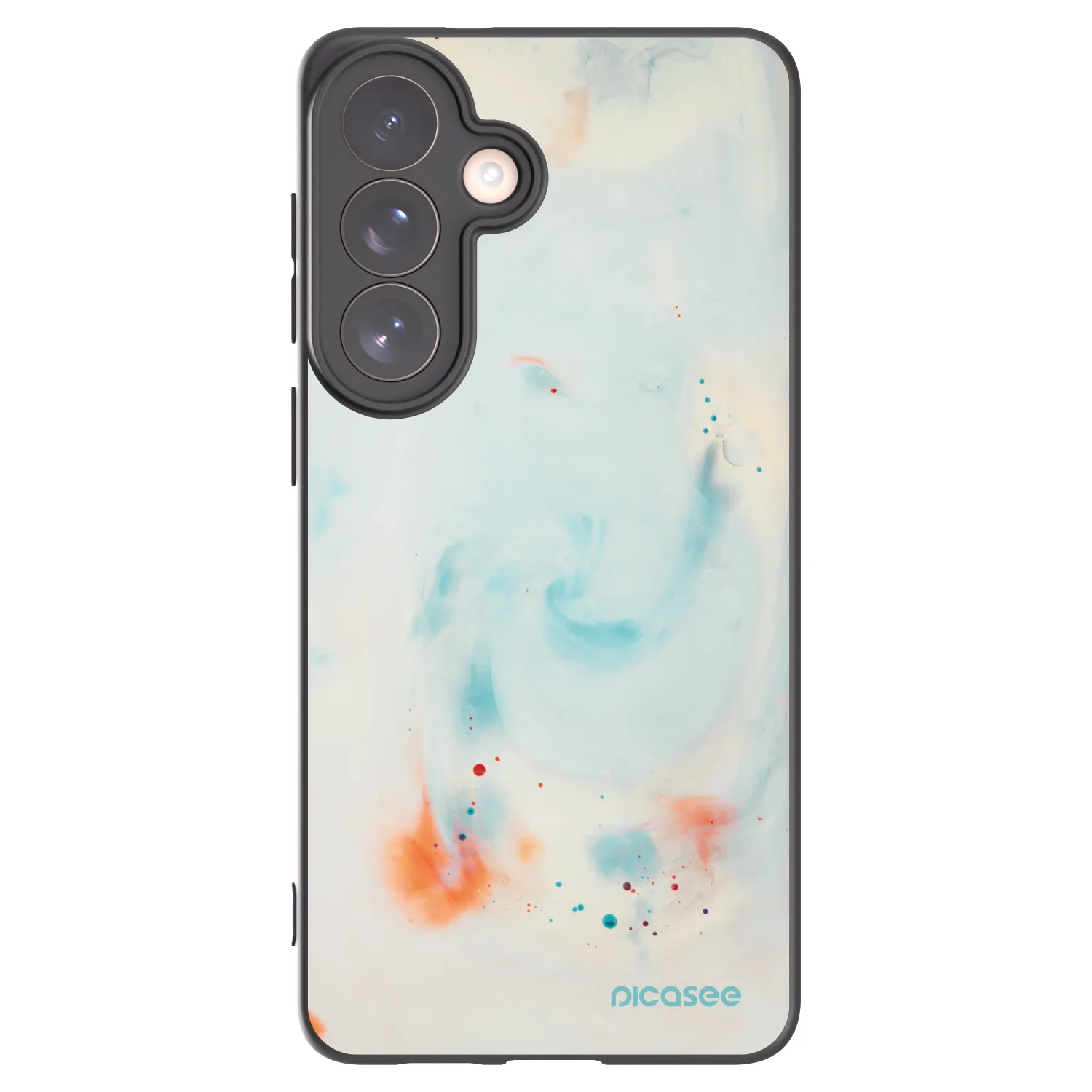 Picasee silikonowe czarne etui na Samsung Galaxy S26+ - Splash