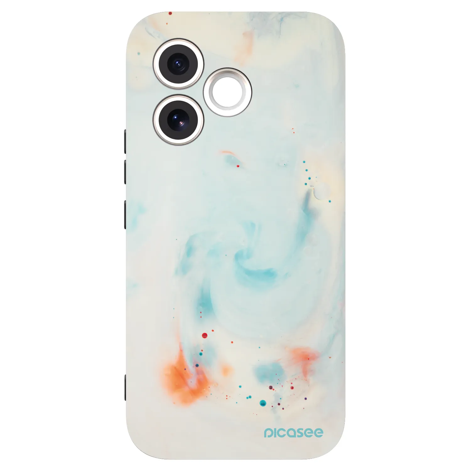 Picasee silikonowe czarne etui na Honor 600 Lite - Splash