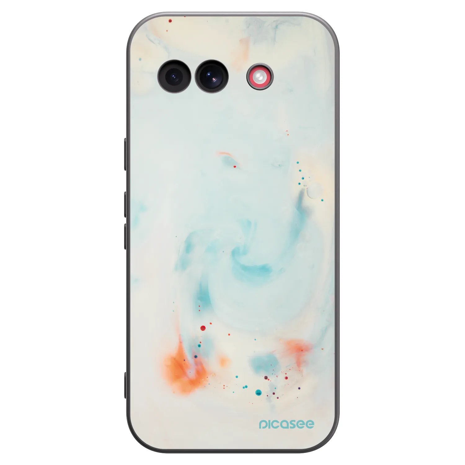 Picasee silikonowe czarne etui na Google Pixel 10a - Splash