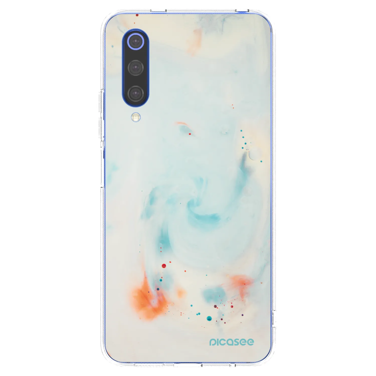 Picasee silikonowe przeźroczyste etui na Xiaomi Mi 9 SE - Splash