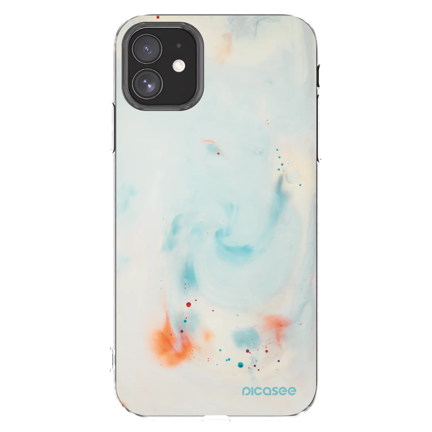 Picasee silikonowe przeźroczyste etui na Apple iPhone 11 - Splash