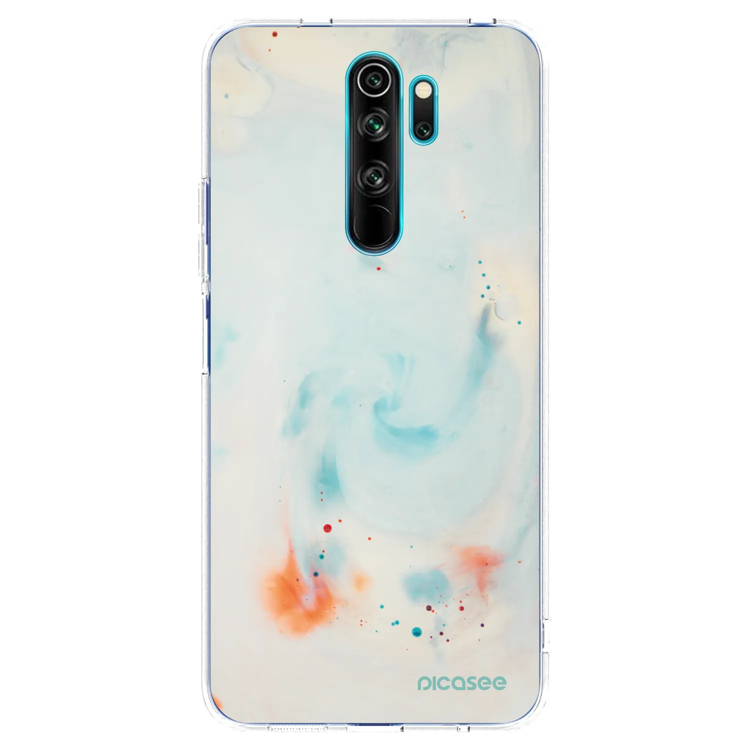 Picasee silikonowe przeźroczyste etui na Xiaomi Redmi Note 8 Pro - Splash