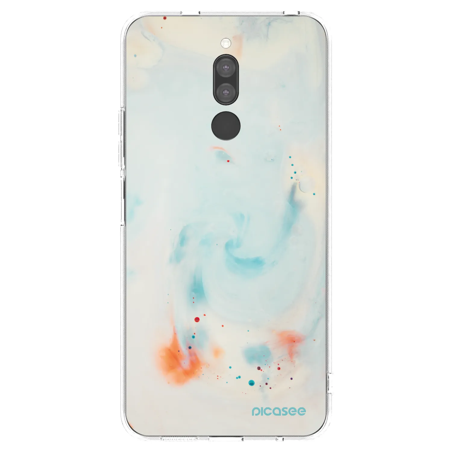 Picasee silikonowe przeźroczyste etui na Xiaomi Redmi 8 - Splash