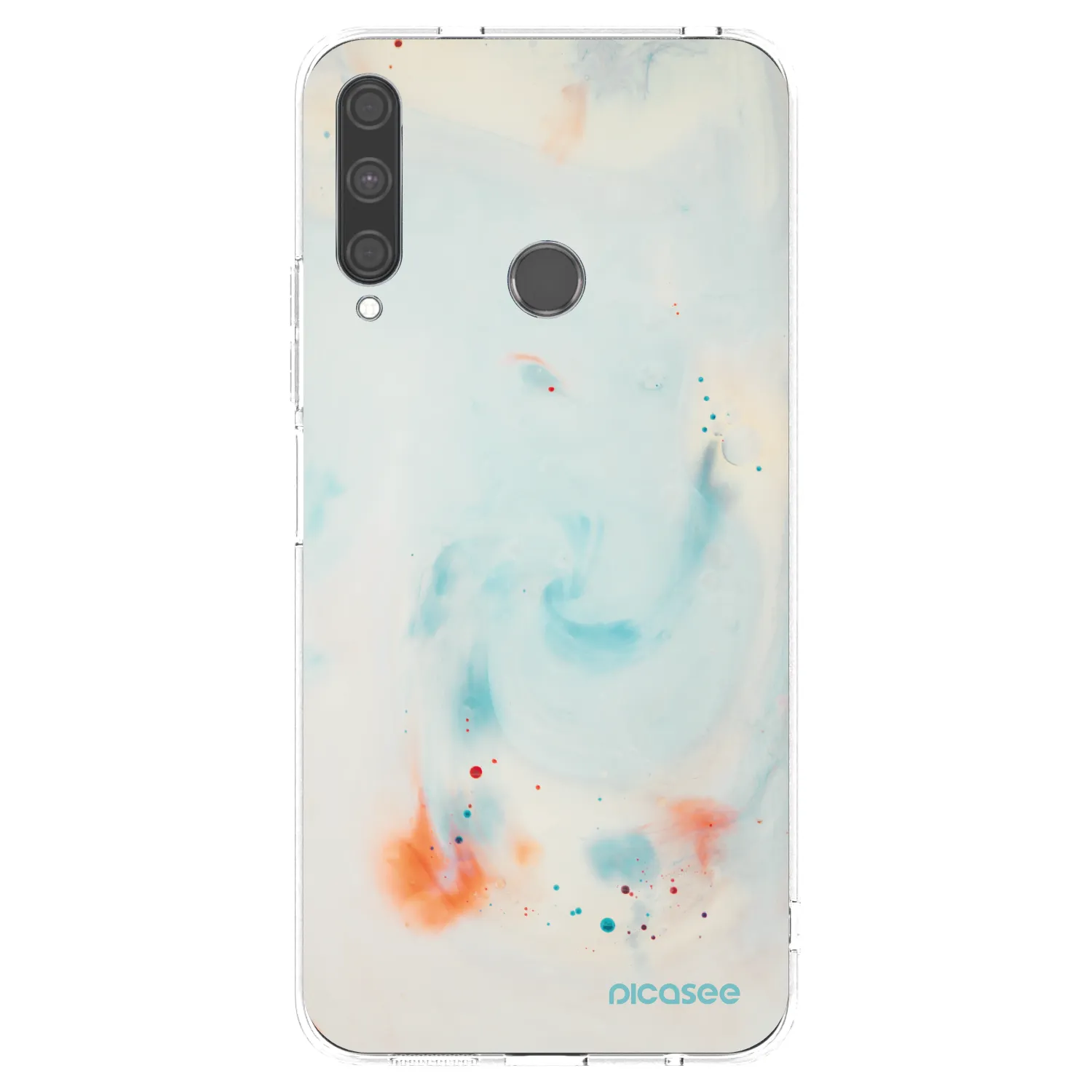 Picasee silikonowe przeźroczyste etui na Huawei P40 Lite E - Splash