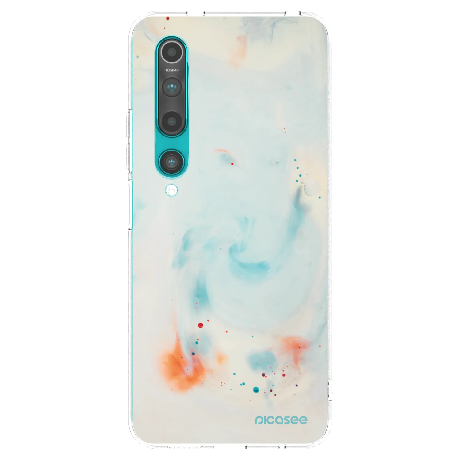 Picasee silikonowe przeźroczyste etui na Xiaomi Mi 10 - Splash