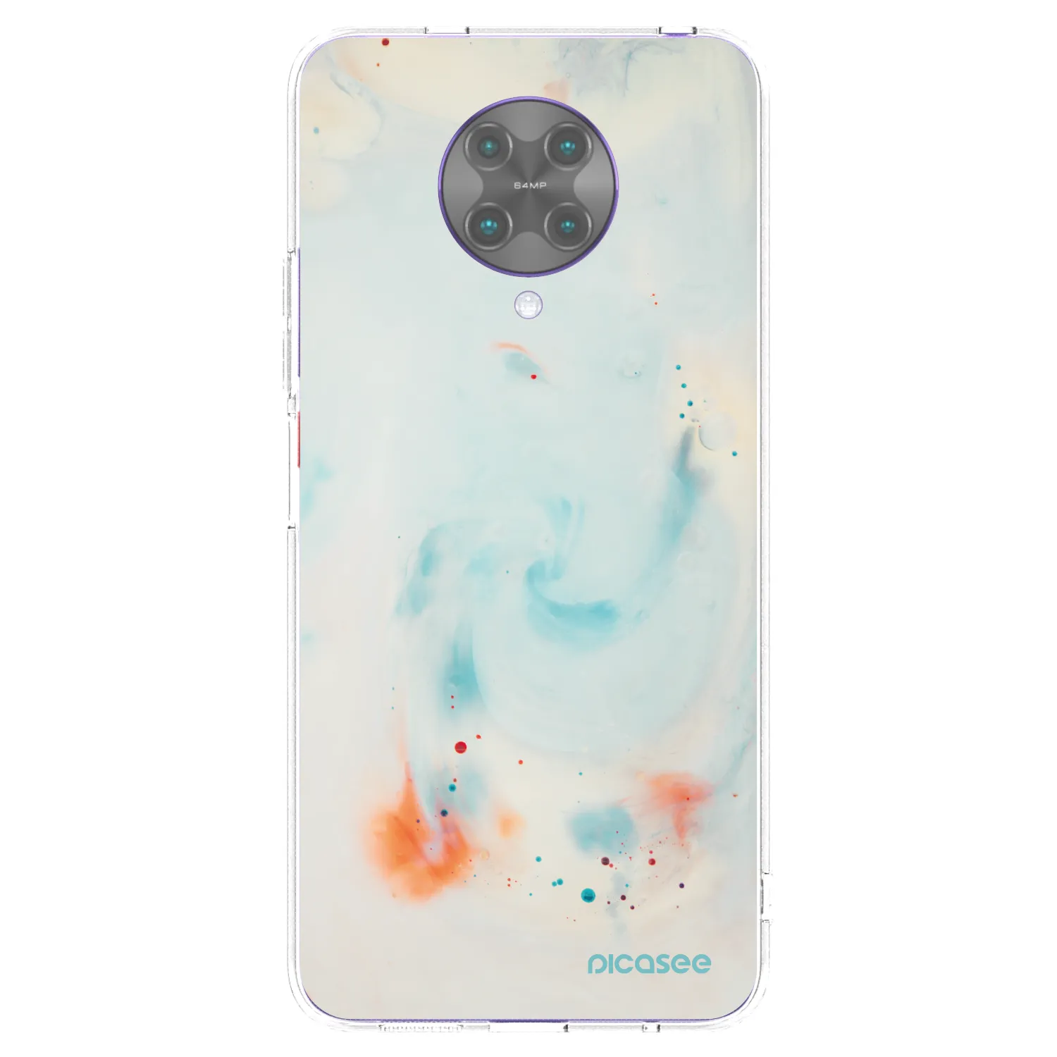 Picasee silikonowe przeźroczyste etui na Xiaomi Poco F2 Pro - Splash