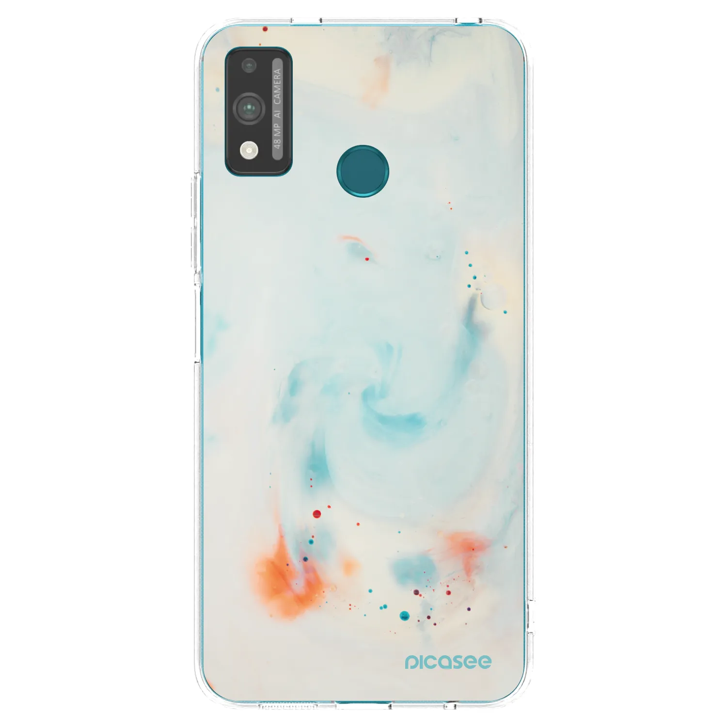 Picasee silikonowe przeźroczyste etui na Honor 9X Lite - Splash