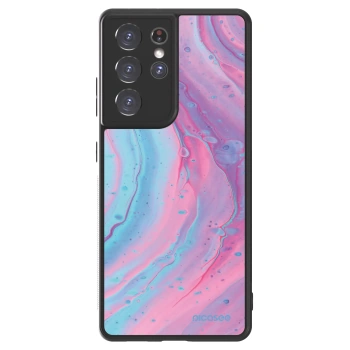 Picasee ULTIMATE CASE na Samsung Galaxy S21 Ultra 5G G998B - Pink liquid