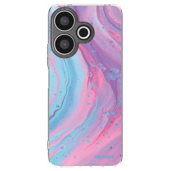 Picasee silikonowe przeźroczyste etui na Xiaomi Redmi 13 4G - Pink liquid