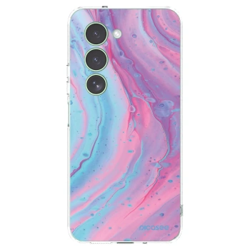Picasee silikonowe przeźroczyste etui na Xiaomi Redmi 15 5G - Pink liquid