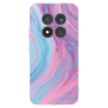 Picasee silikonowe przeźroczyste etui na Xiaomi Redmi Note 15 Pro+ - Pink liquid