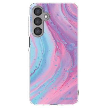 Picasee silikonowe przeźroczyste etui na Samsung Galaxy A16 4G - Pink liquid