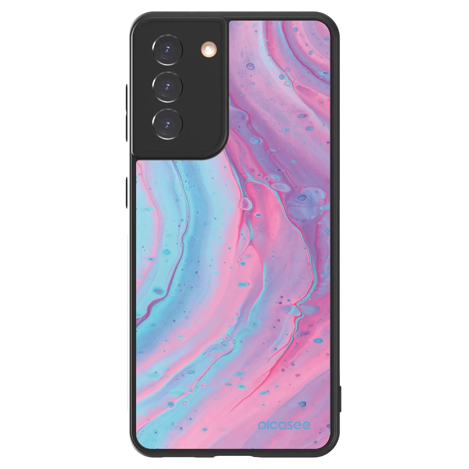 Picasee ULTIMATE CASE na Samsung Galaxy S21 5G G991B - Pink liquid