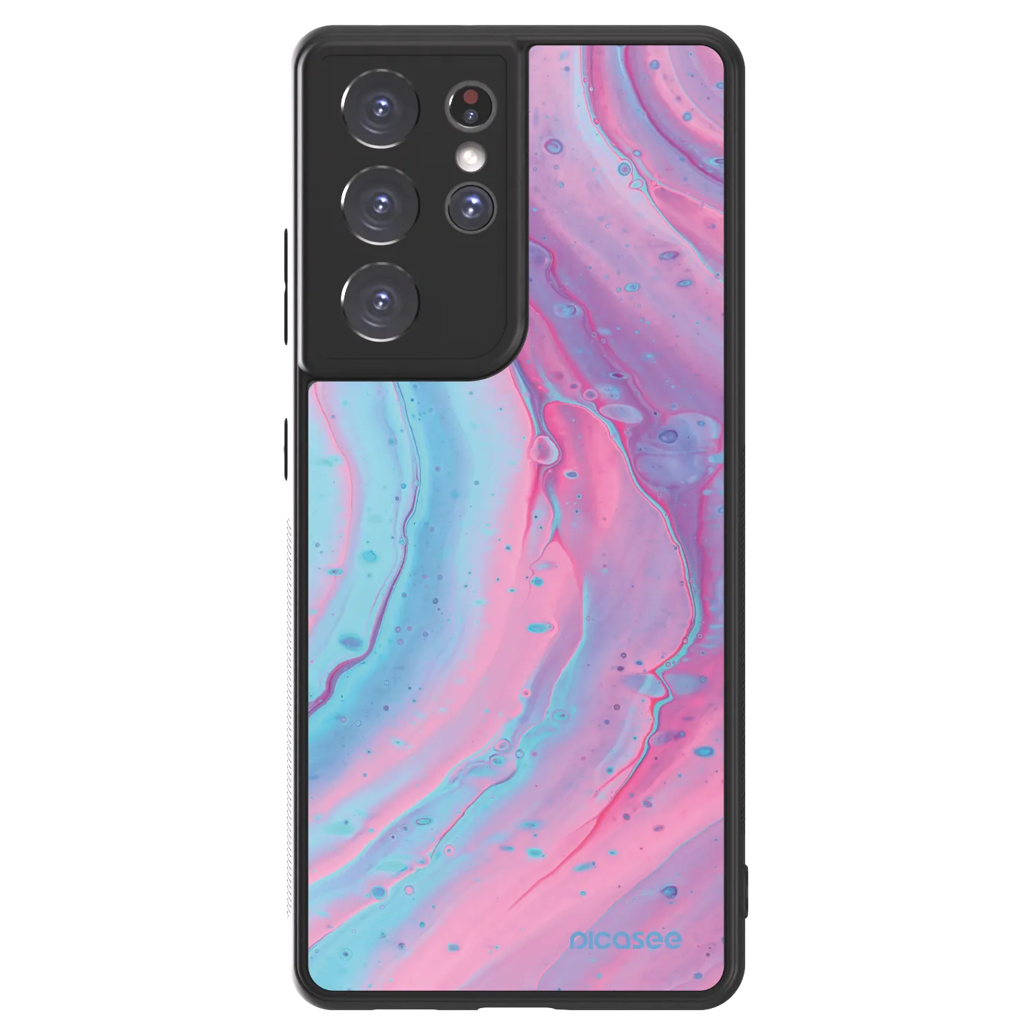 Picasee ULTIMATE CASE na Samsung Galaxy S21 Ultra 5G G998B - Pink liquid