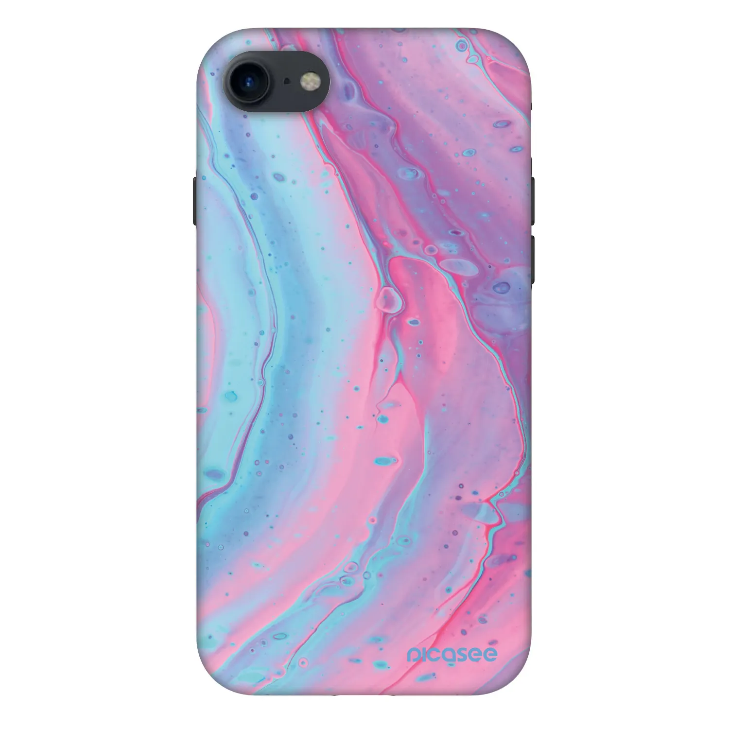 Picasee Fashion Case na Apple iPhone SE 2020 - Pink liquid