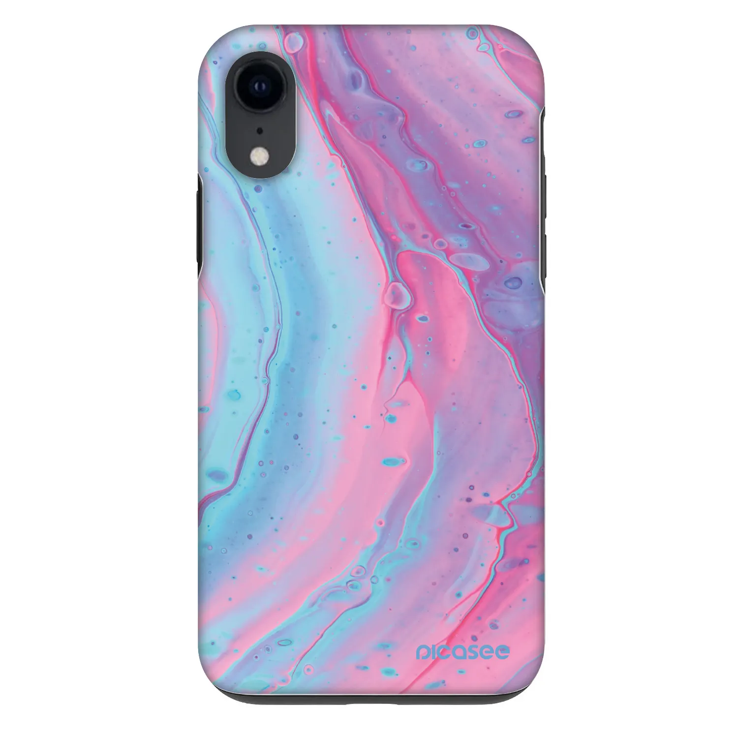 Picasee Fashion Case na Apple iPhone XR - Pink liquid