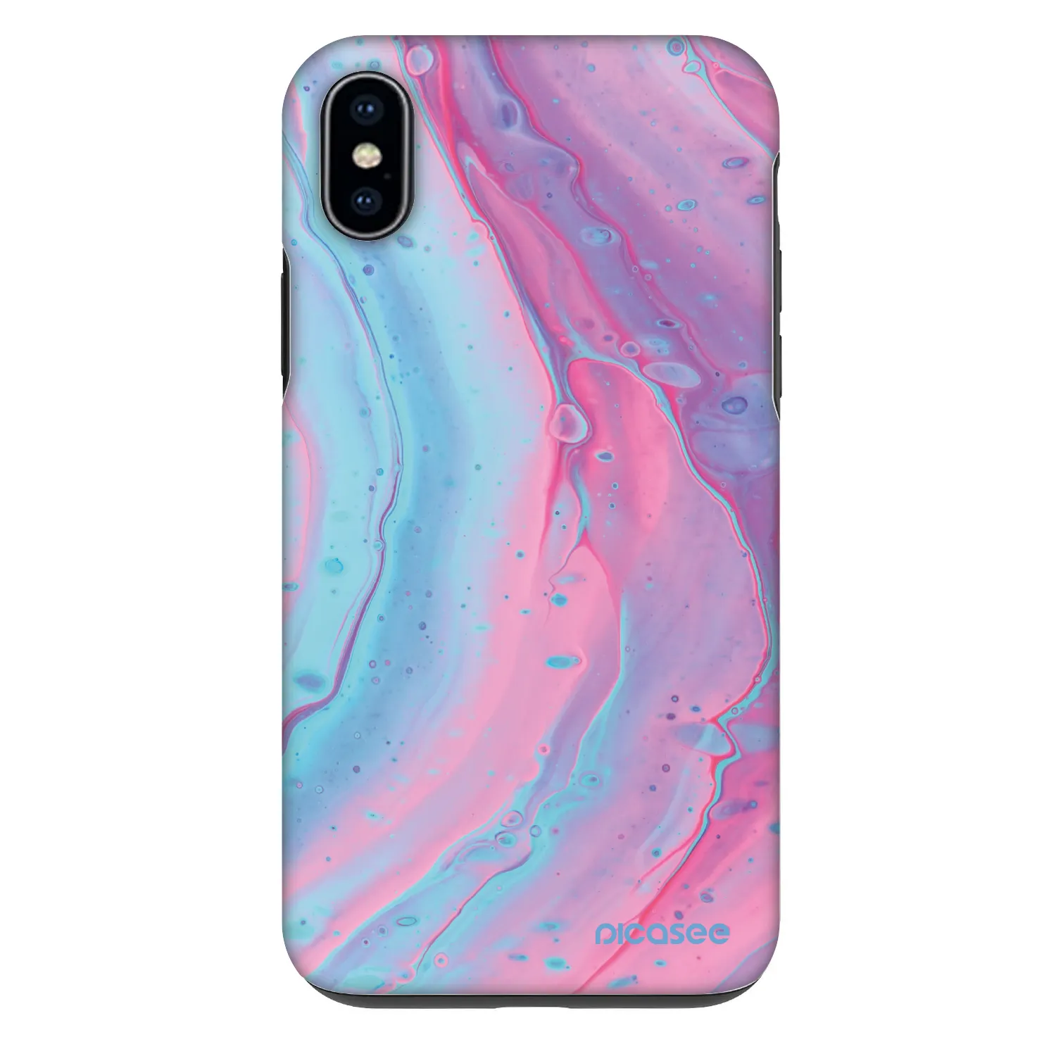 Picasee Fashion Case na Apple iPhone XS Max - Pink liquid